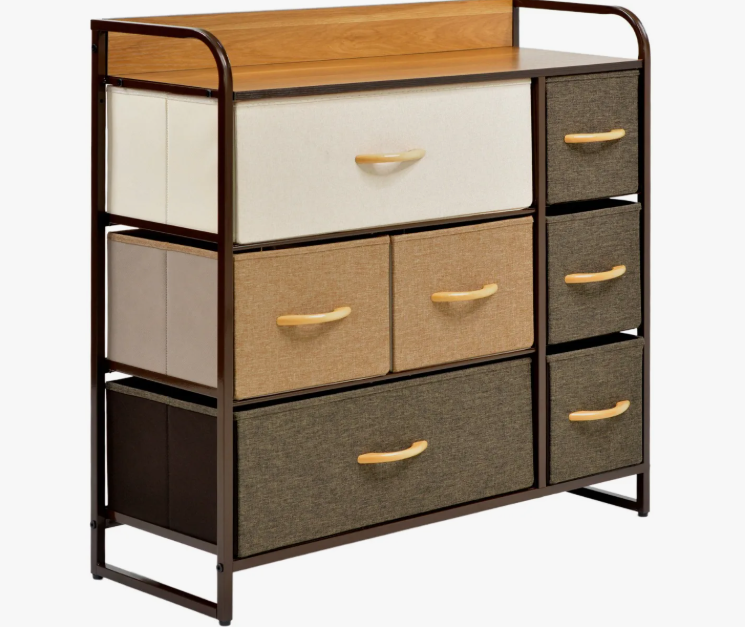 Mueble Buro Organizador Comoda Metal 7 C